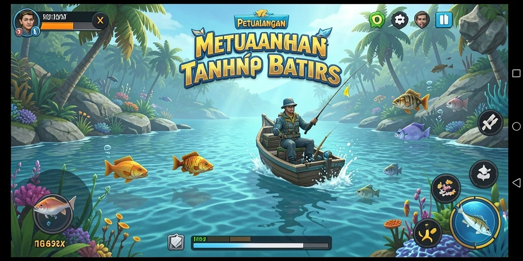 Tangkapan ikan yang menakjubkan dalam gameplay 116X.