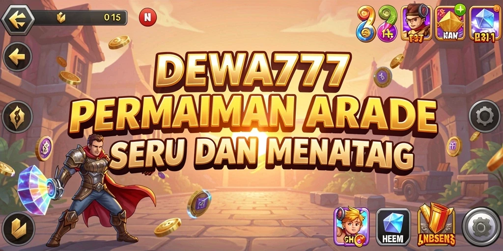 Tangkapan layar utama DEWA777 yang menampilkan gameplay menegangkan.