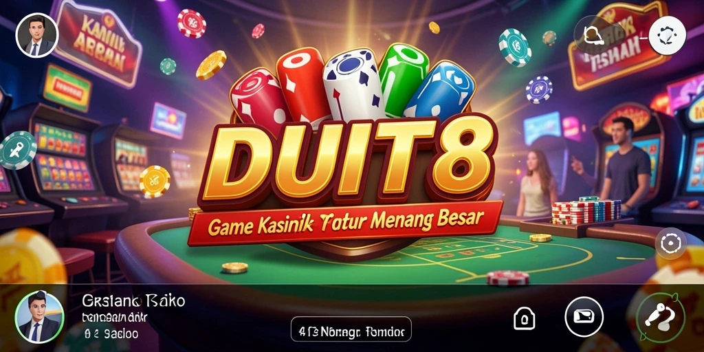Tampilan gameplay Kasino yang mendebarkan di DUIT8.
