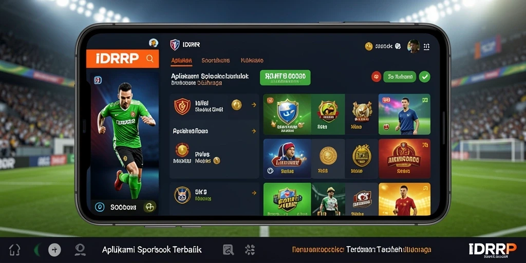 Tampilan screenshot gameplay IDRRP dengan taruhan olahraga yang menarik.