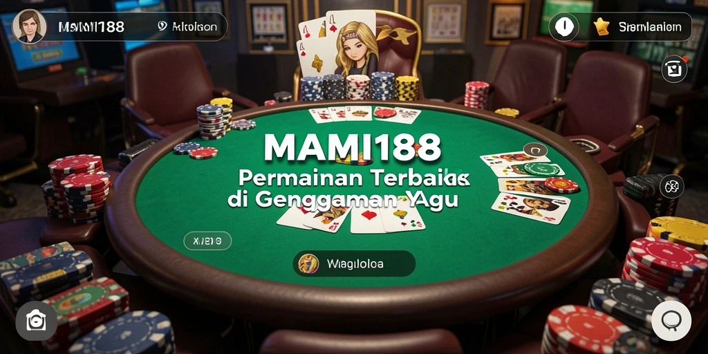 Gameplay seru MAMI188 dengan berbagai pilihan permainan poker.