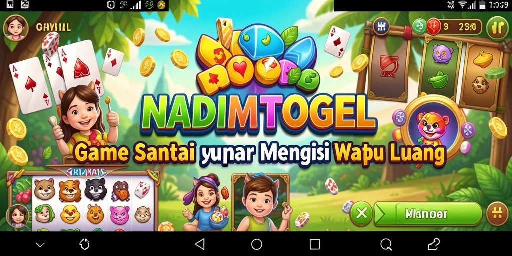 Screenshot gameplay NADIMTOGEL menampilkan aktivitas bermain yang seru dan menghibur.