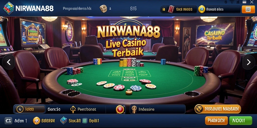 Tampilan gameplay NIRWANA88 yang mendebarkan dan interaktif.