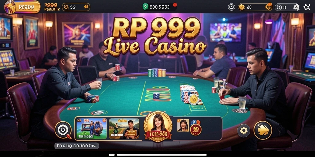 Tampilan gameplay seru di aplikasi Live Casino RR999.