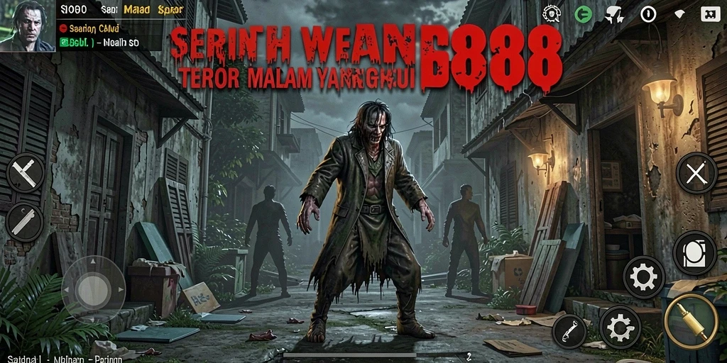 Gameplay SHE888 menampilkan suasana Horror yang mencekam dan menantang.