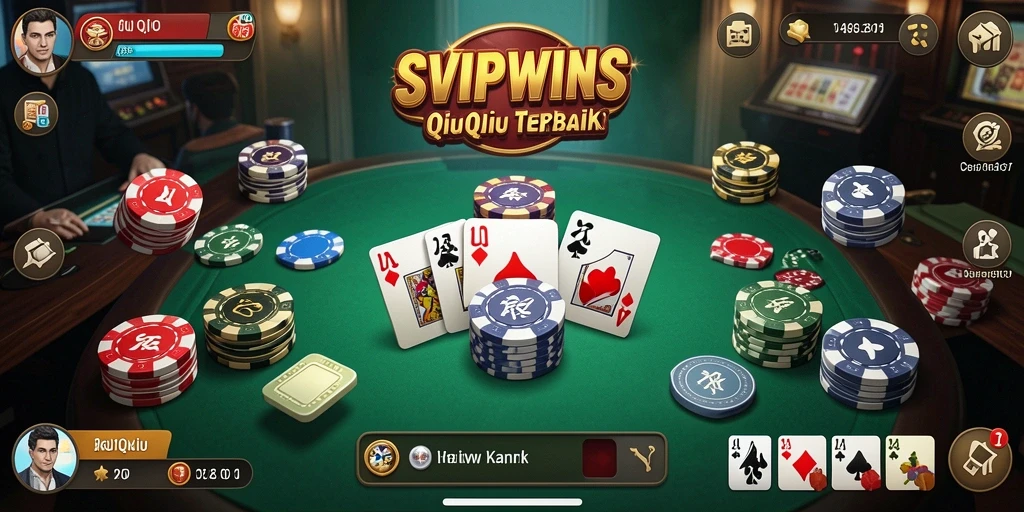 Tampilan gameplay seru QiuQiu di SVIPWINS yang mendebarkan.