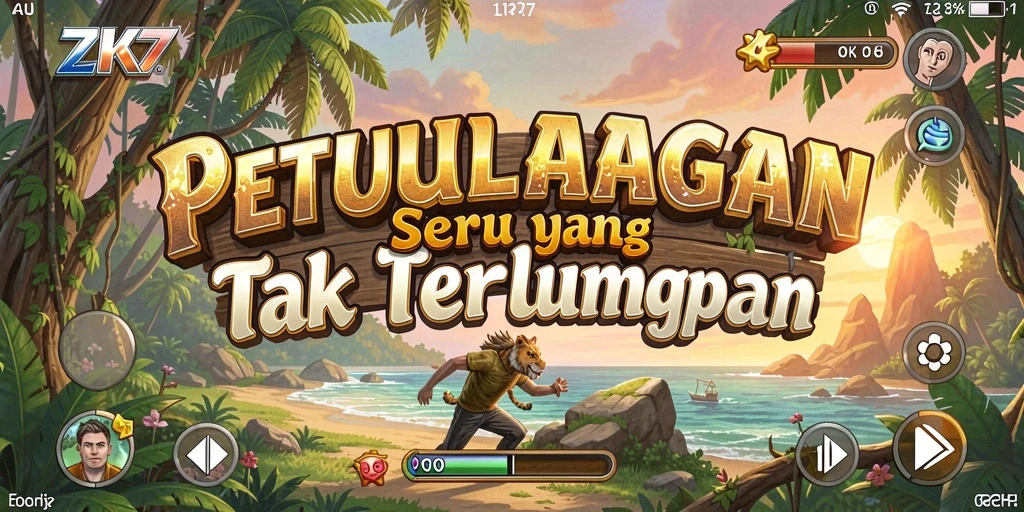 Screenshot permainan ZK7 yang menonjolkan aksi dan petualangan seru.